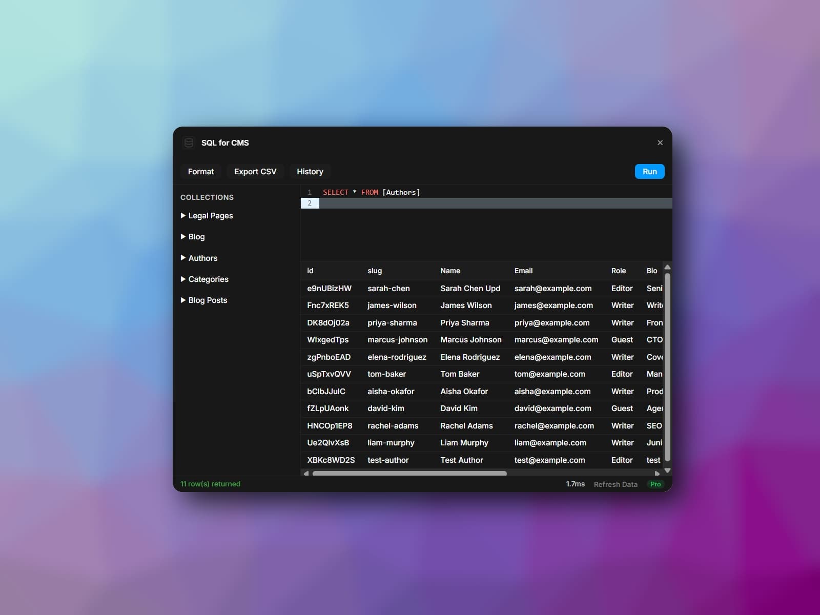 SQL for CMS — Query and bulk-edit with SQL
