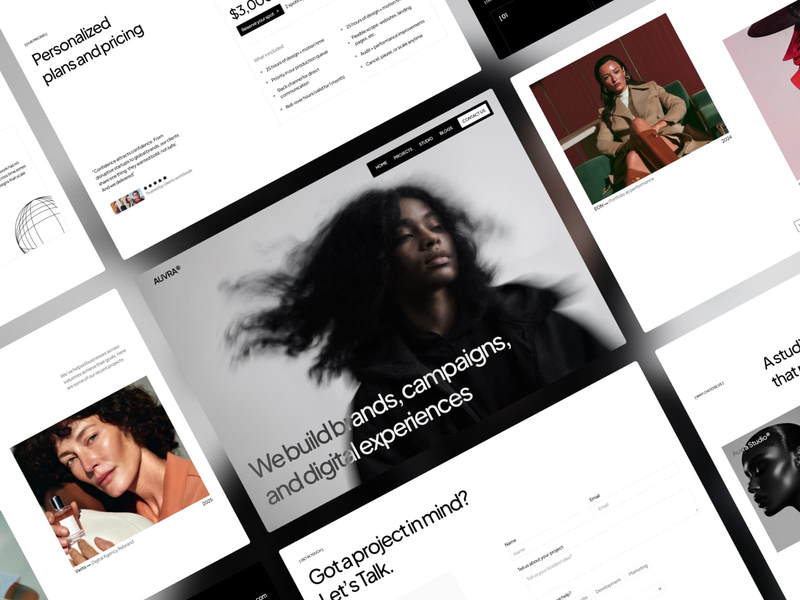 Auvra® — Premium Agency Template