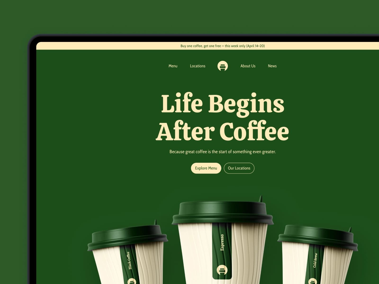 Brewhaus — Coffee Shop Framer Template