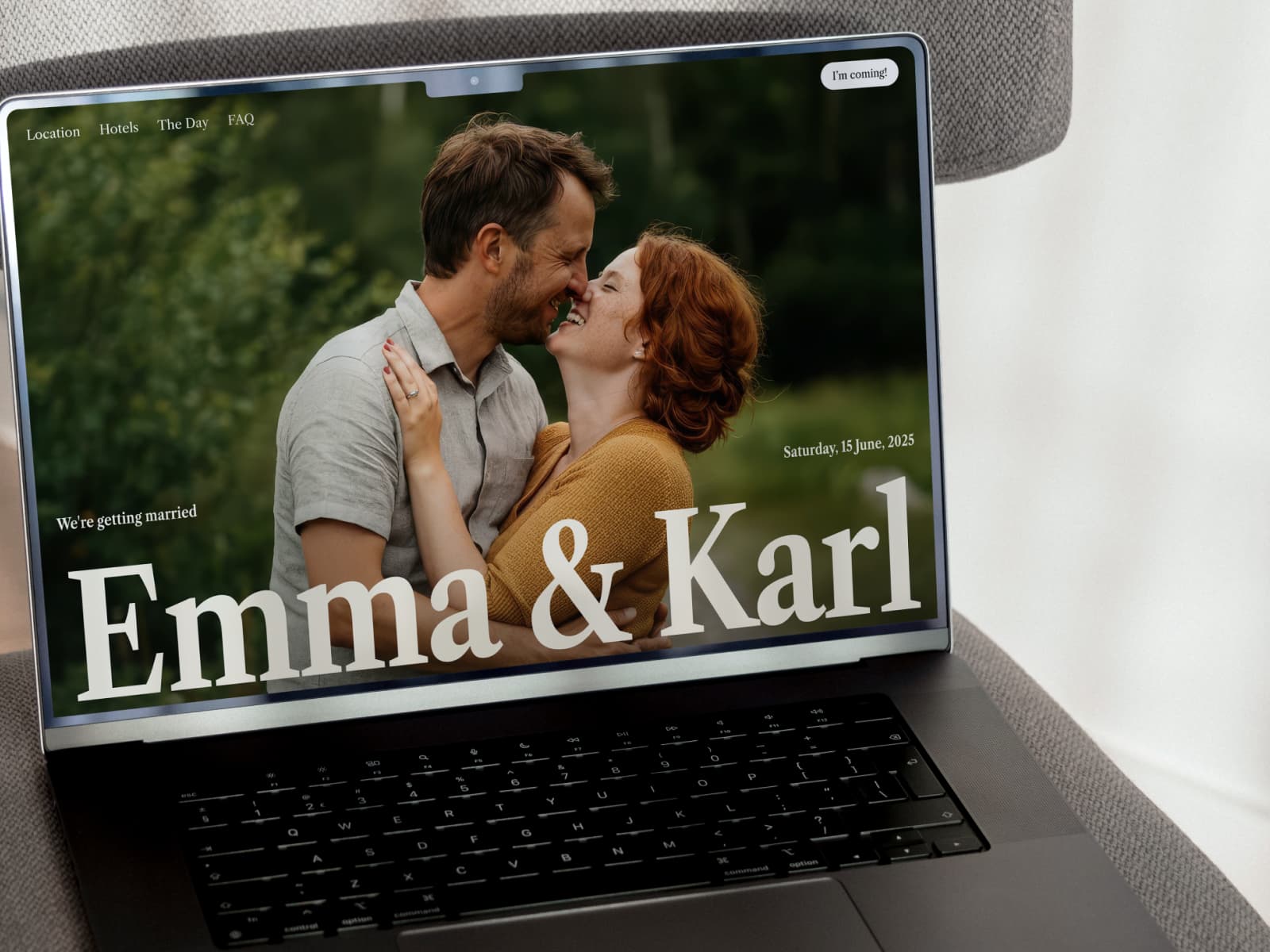 Darling — Mordern Wedding One pager