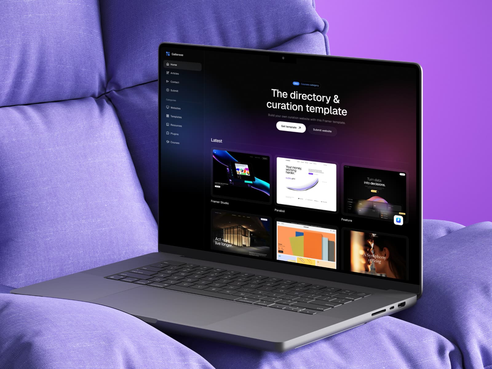 Gallereee — Curation & Directory Template