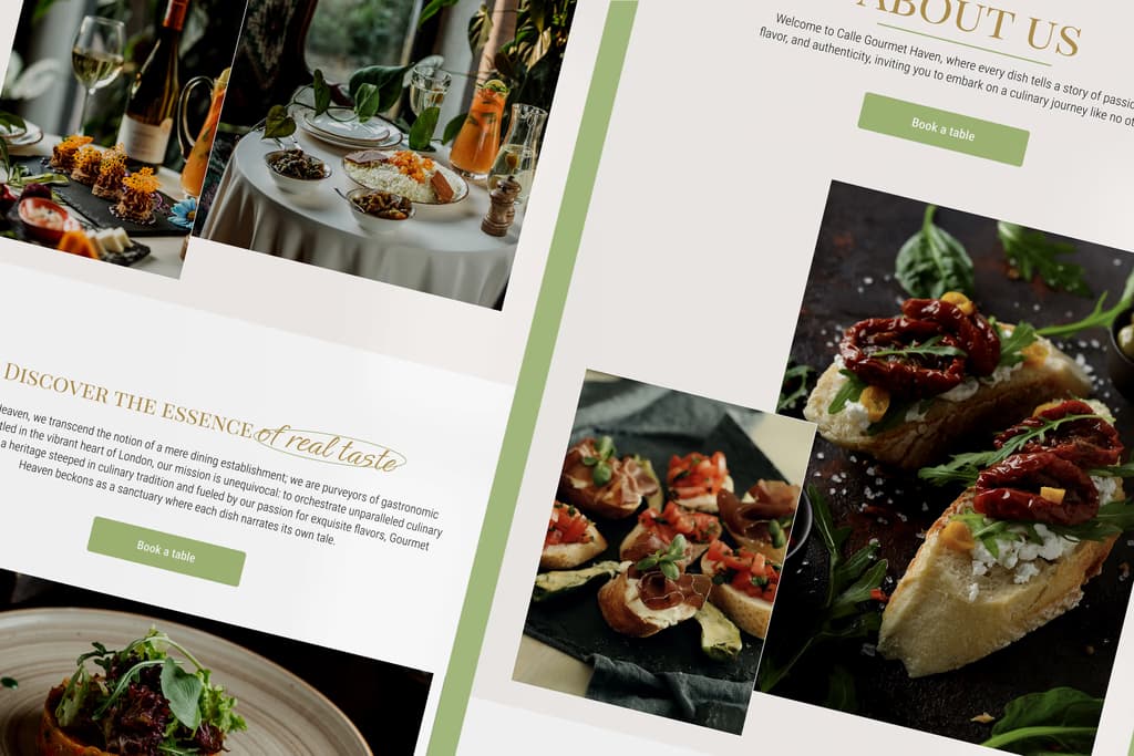 Gourmet Haven - Restaurant Framer Template - Image 2