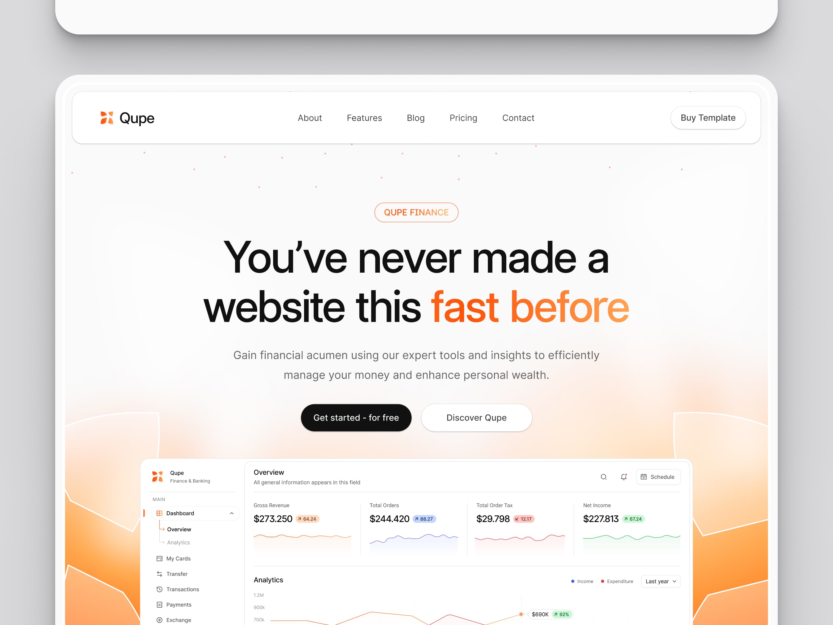 Qupe — Saas & Startup Template