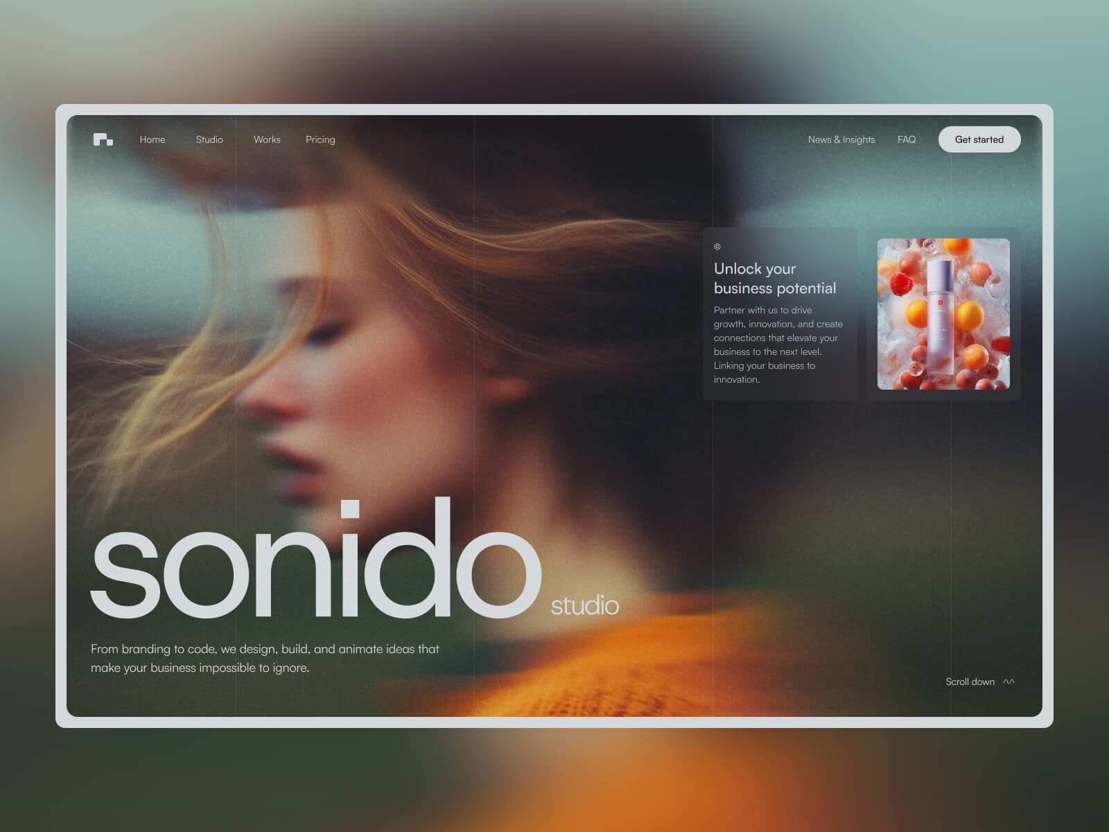 Sonido — For Creative Portfolios & Agencies